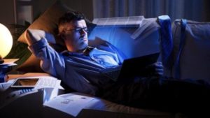 blue light in phones can mess with your circadian rhythm. circadian rhythm