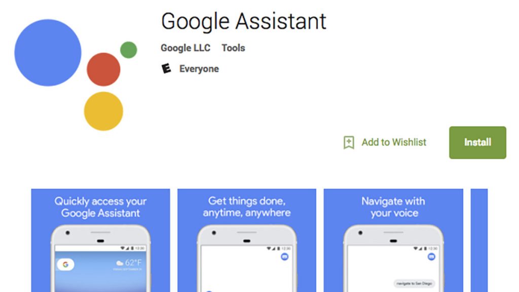 Google Assistant Playstore