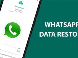 whatsapp data restore