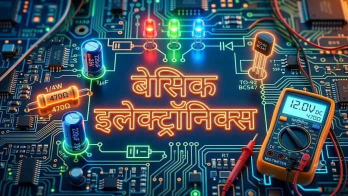 Basic Electronics Concepts in Hindi: बेसिक इलेक्ट्रॉनिक्स कंपोनेंट्स और सर्किट की पूरी जानकारी