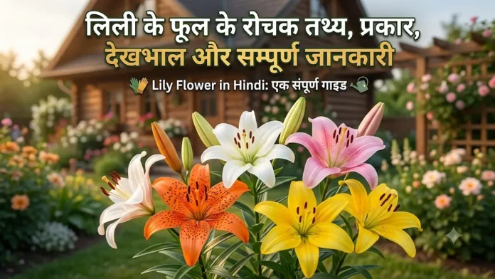 lily flower in hindi