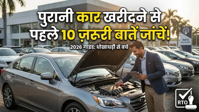पुरानी कार खरीदने से पहले 10 जरूरी बातें - 2026 गाइड
