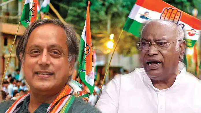 Congress president election_Tharoor Vs Khadge