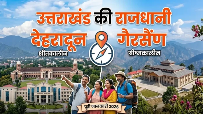 uttrakhand ki rajdhani dehradun gairsain