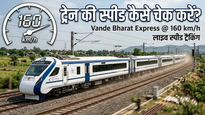 Train ki speed kaise check kare