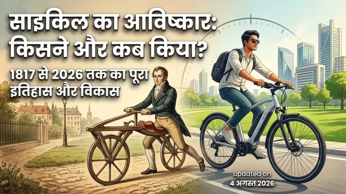 cycle ka aavishkar kisne kiya