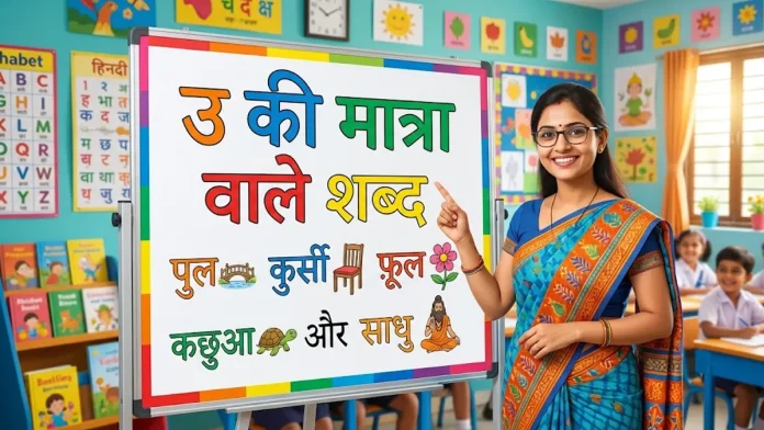 u ki matra vale shabd ki jankari