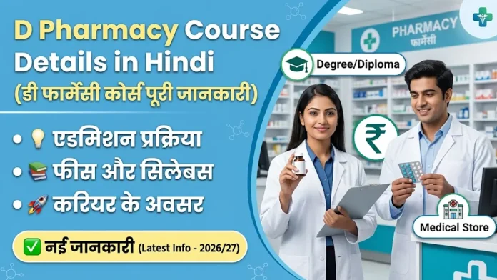 D Pharmacy Course in Hindi