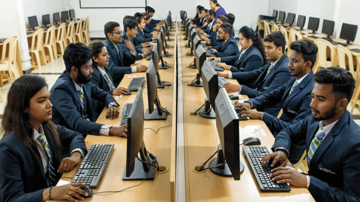 BBA students in classroom