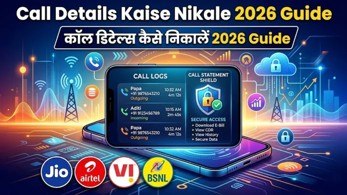 कॉल डिटेल्स कैसे निकालें: Jio, Airtel, Vi और BSNL का कॉल स्टेटमेंट डाउनलोड करने का सही तरीका
