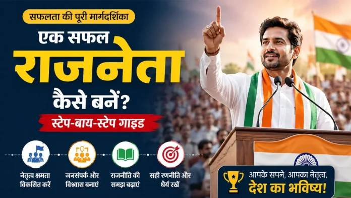 एक सफल राजनेता कैसे बनें हिंदी में पूरी गाइड, राजनीति में करियर और सफलता के टिप्स