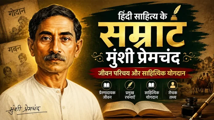 मुंशी प्रेमचंद का जीवन परिचय और हिंदी साहित्य में उनका योगदान