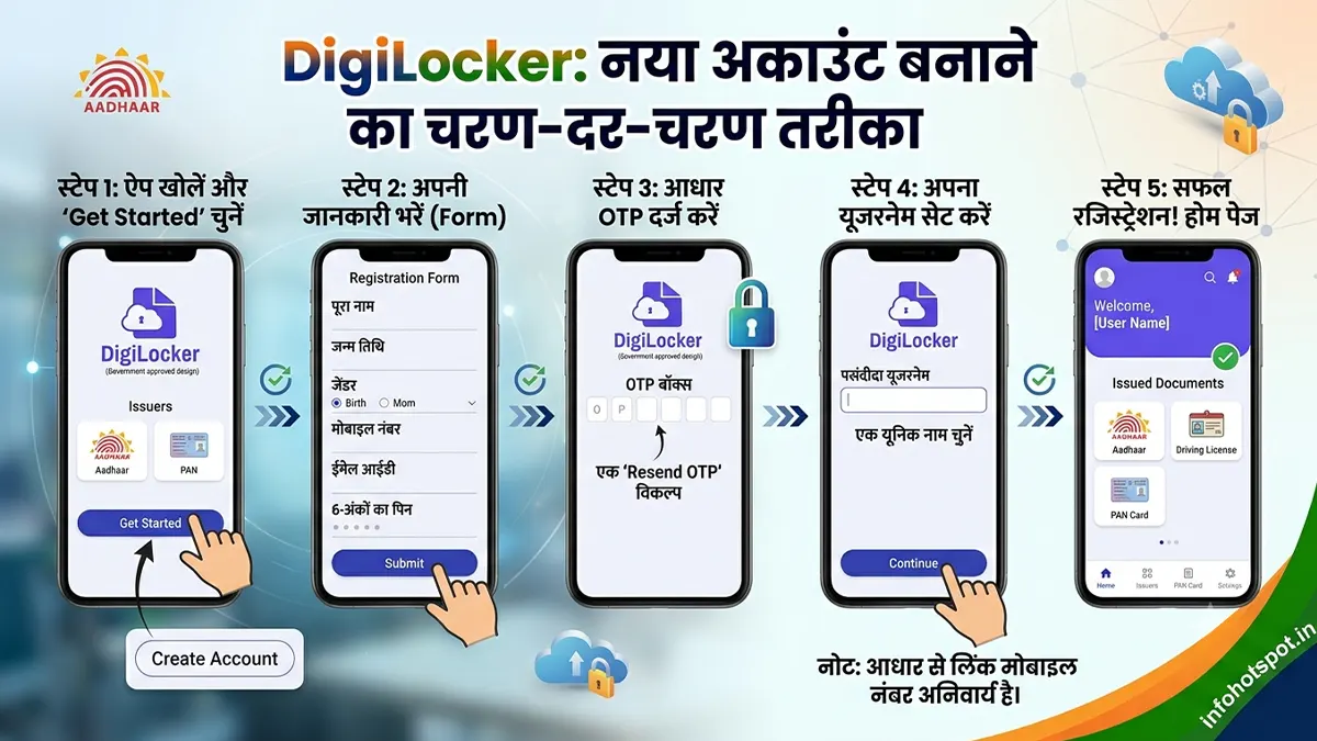 DigiLocker account kaise banaye step by step