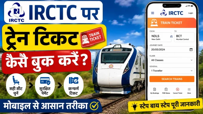 IRCTC par train ticket kaise book kare