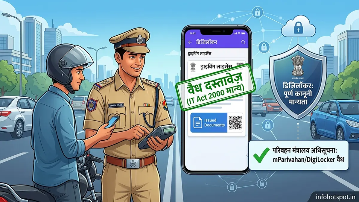 Is DigiLocker documents valid for traffic police